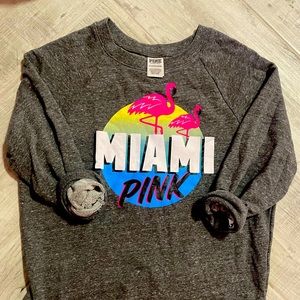 Pink Miami collection sweatshirt